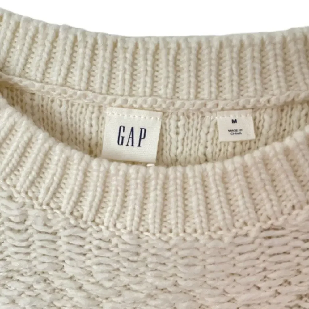 Gap Ivory Boho Sweater Sz M